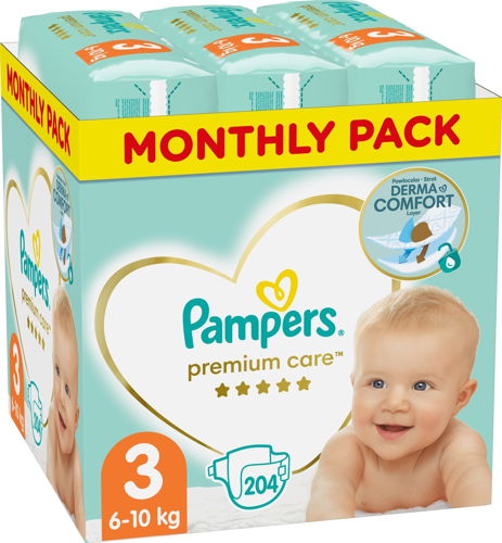 pampers 3 204