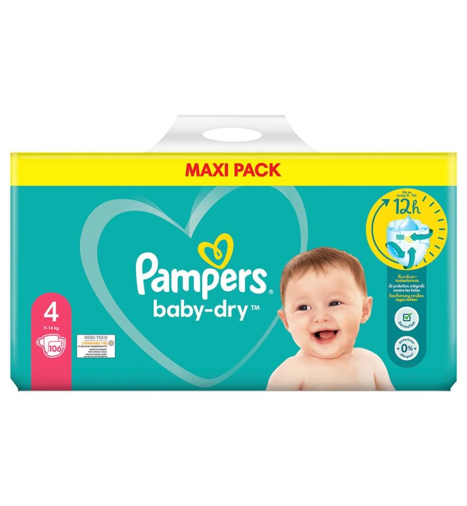 pampers 4 106 szt