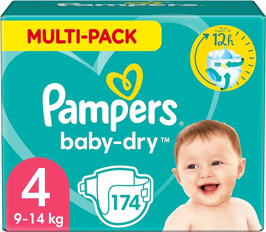 pampers 4 174 sztuk