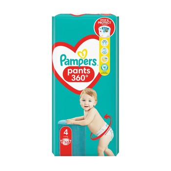 pampers 4 52szt