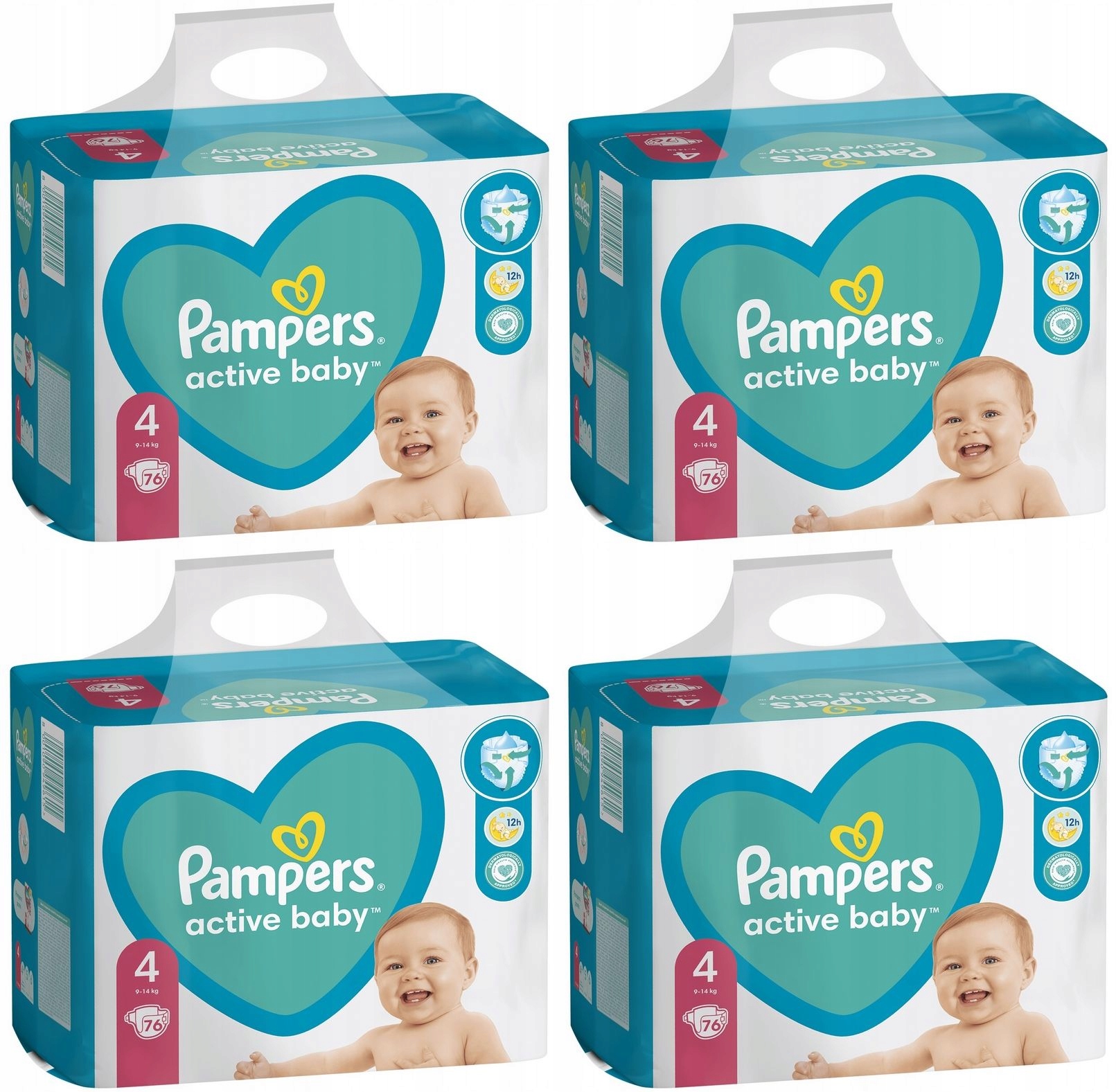 pampers 4 male opakowanie