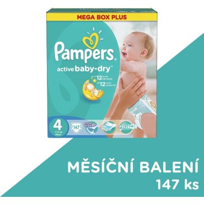 pampers 4 mega box 147 cena