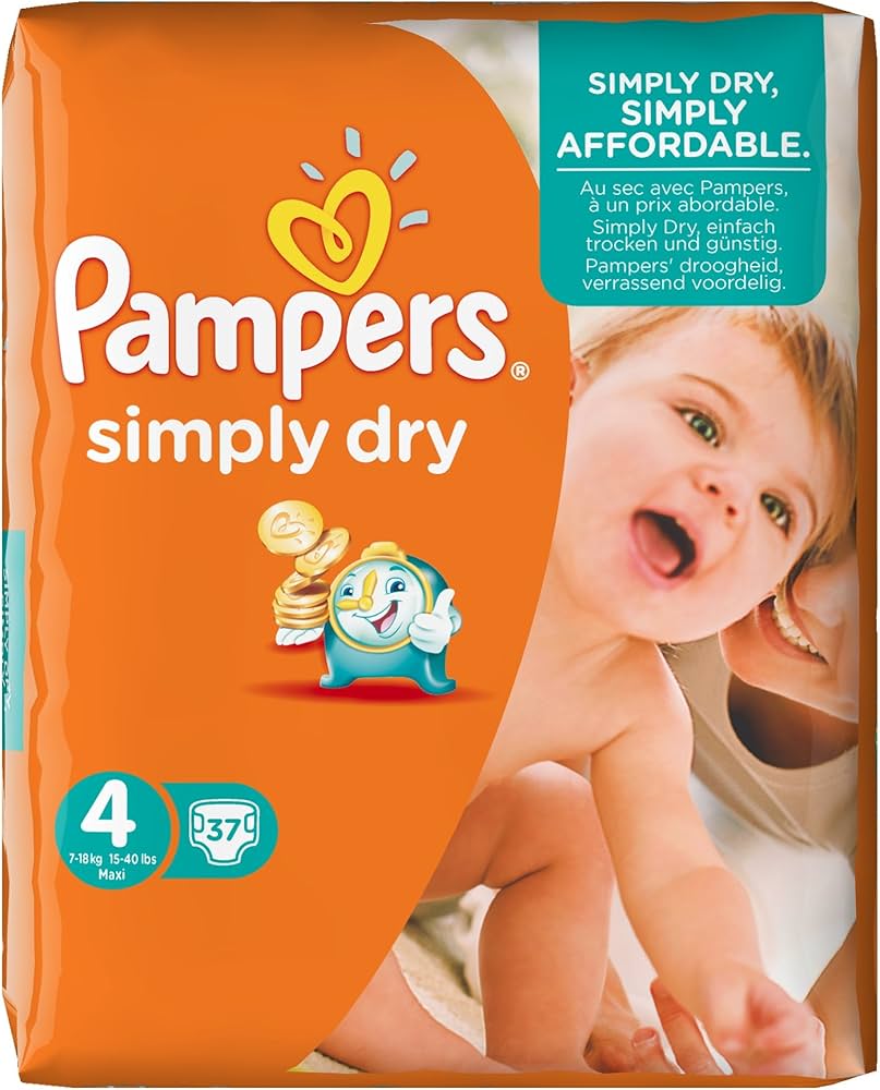 pampers 4 pomarańczowe 39.99