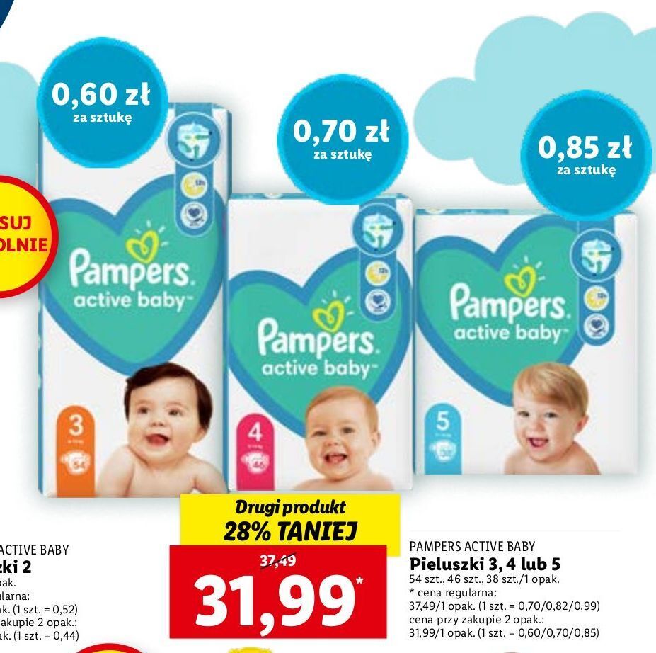 pampers 4 promocja lidl