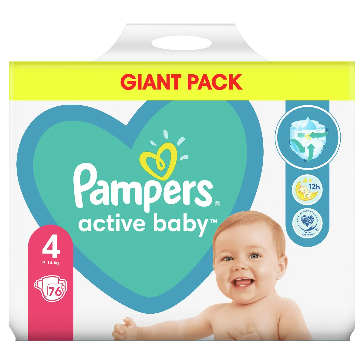 pampers 76 szt active baby 2