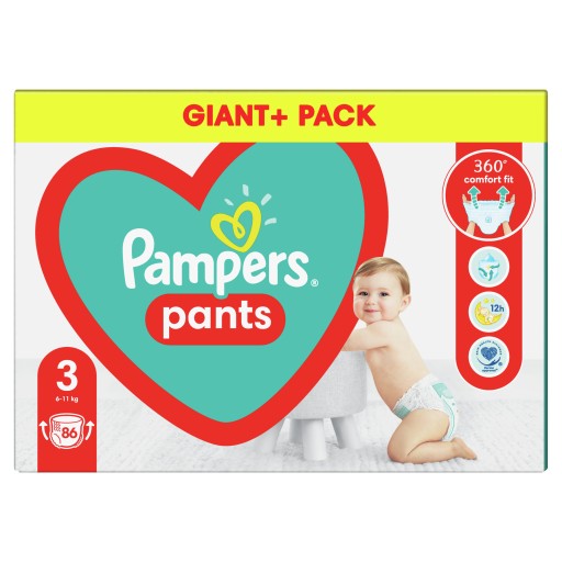 pampers 86 szt