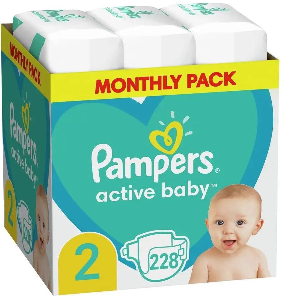 pampers activ baby2 mini 240 szt ceneo