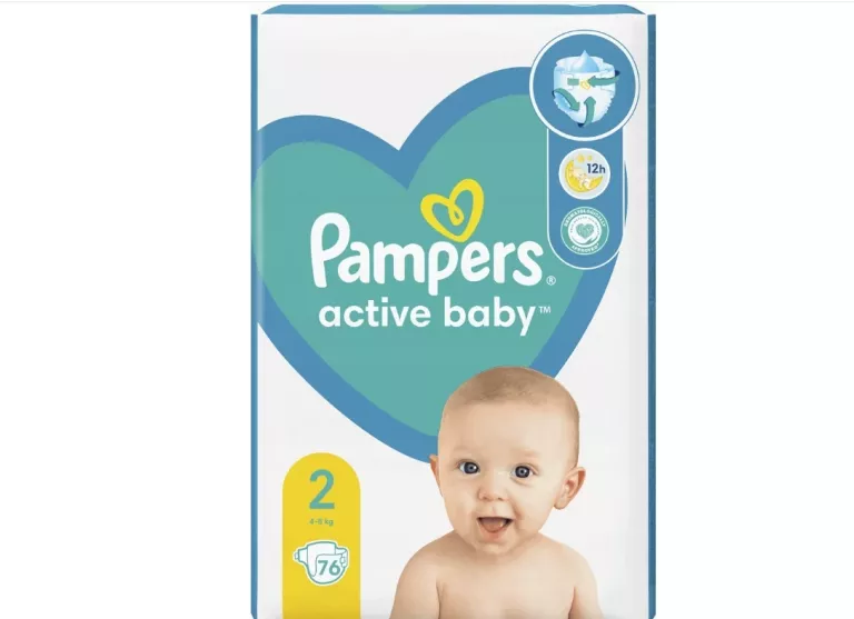 pampers active baby 2 76 szt