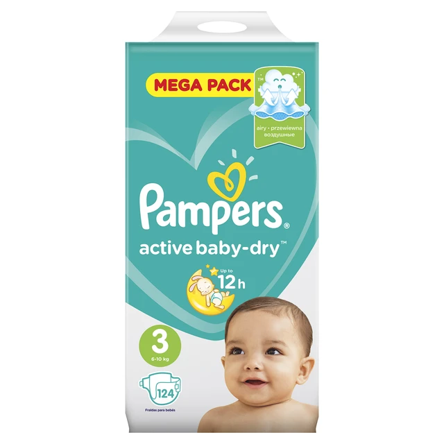 pampers active baby 3 124