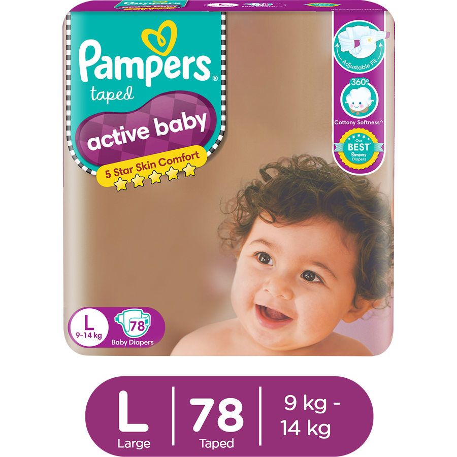 pampers active baby 3 280