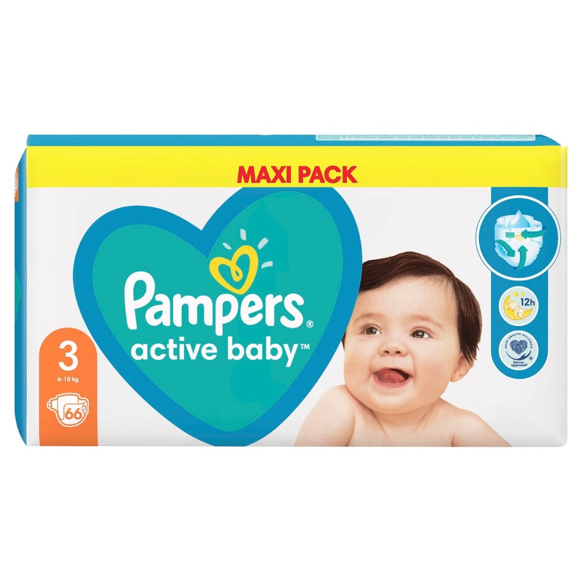 pampers active baby 3 58 szt