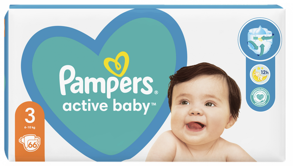 pampers active baby 3 66