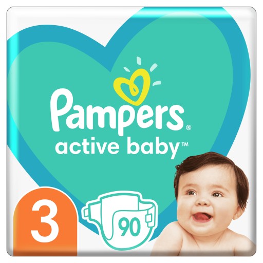 pampers active baby 3 90 szt