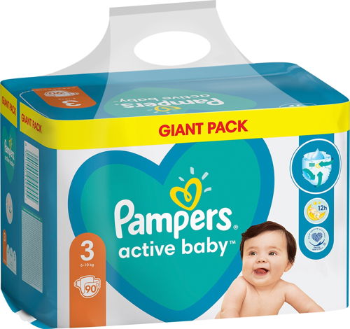 pampers active baby 3 cena