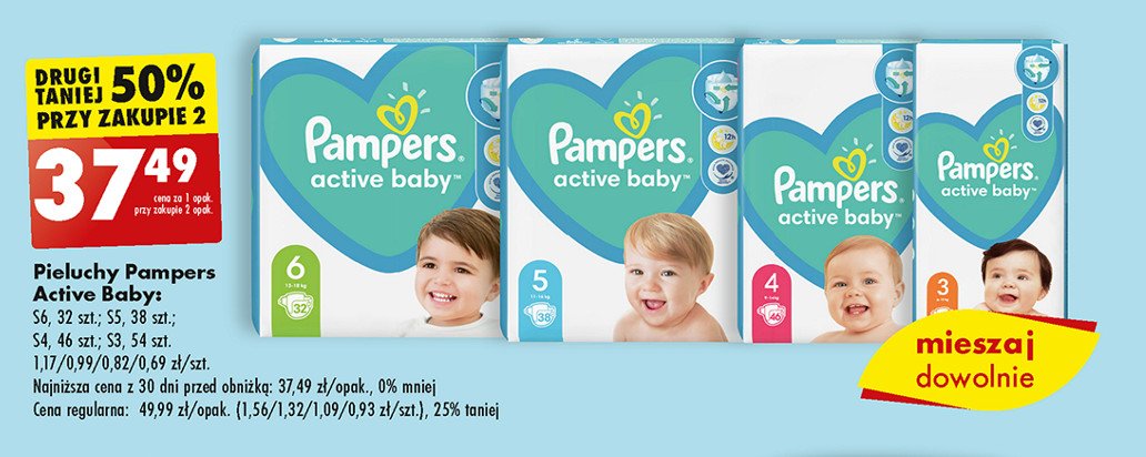 pampers active baby 3 promocja
