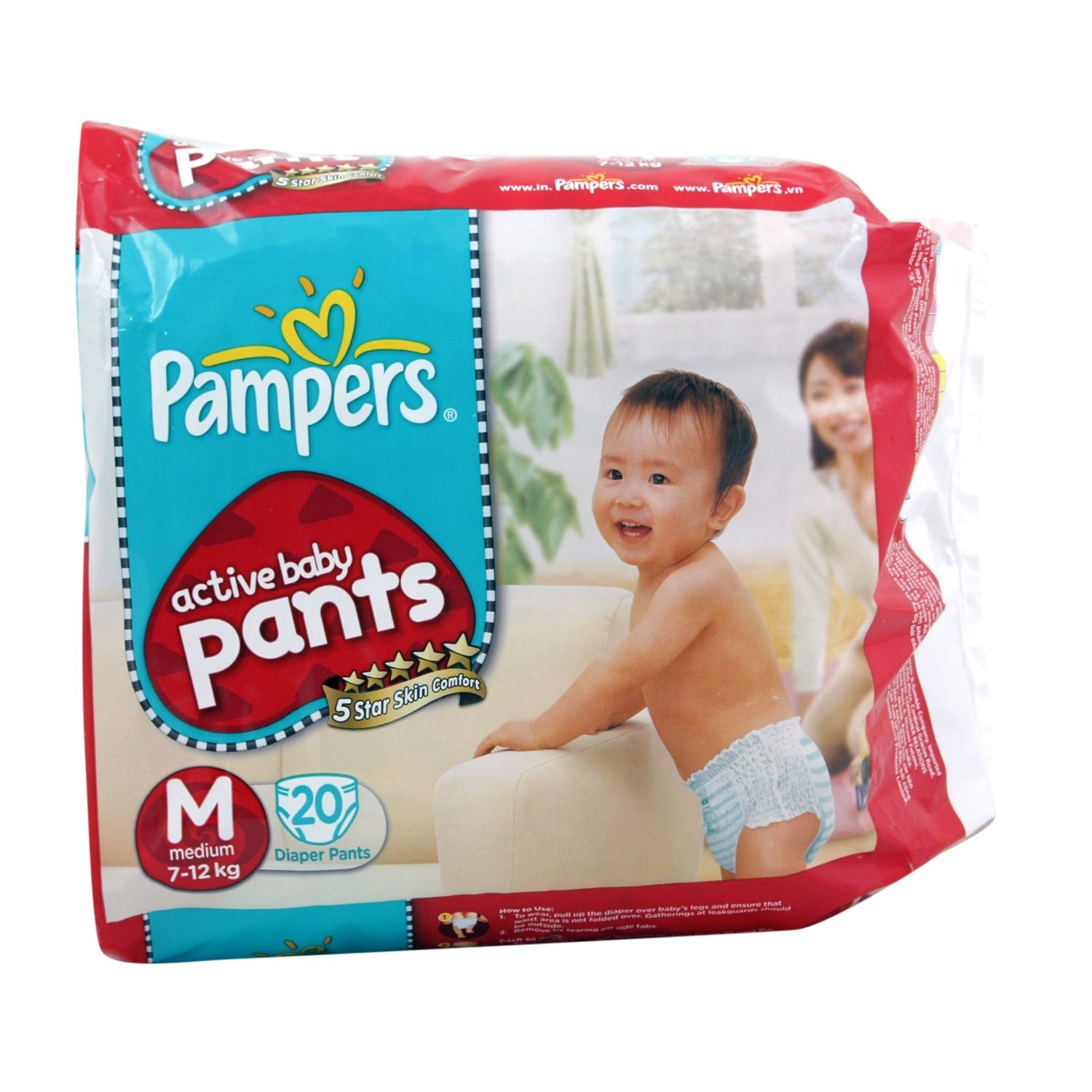 pampers active baby pants