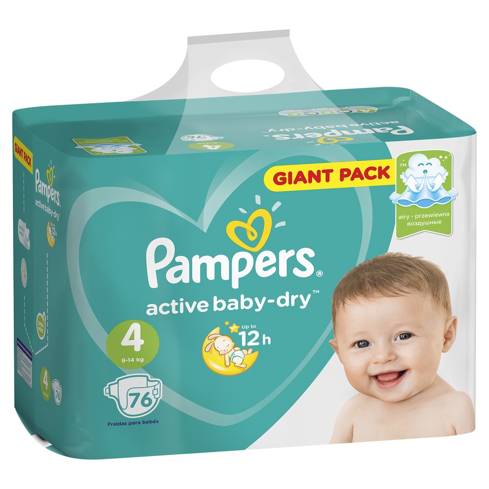 pampers active dry 2 76