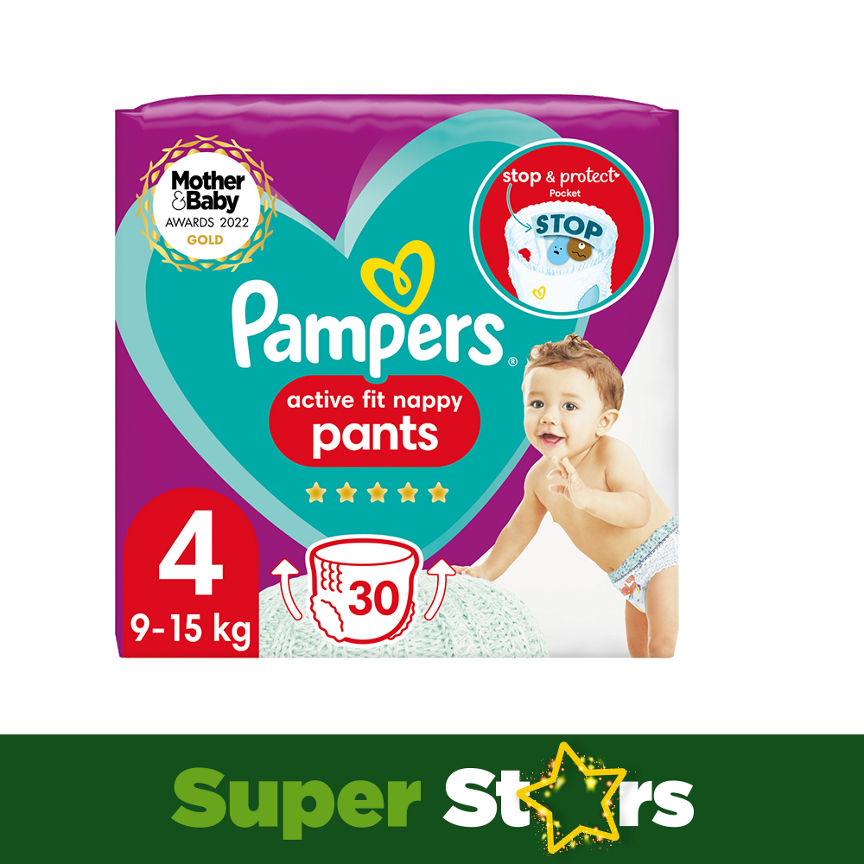 pampers active fit size 4 pants