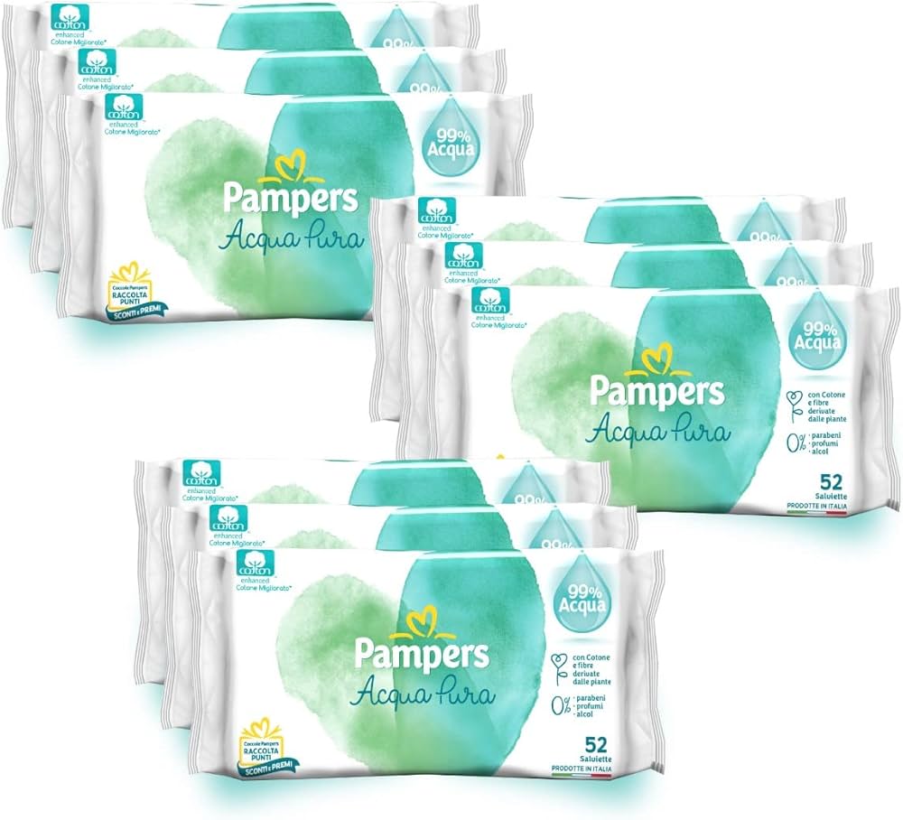 pampers aqua pure italia