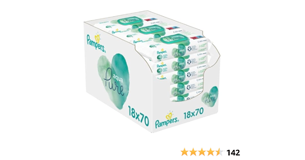 pampers aqua pure wipes 12 pack