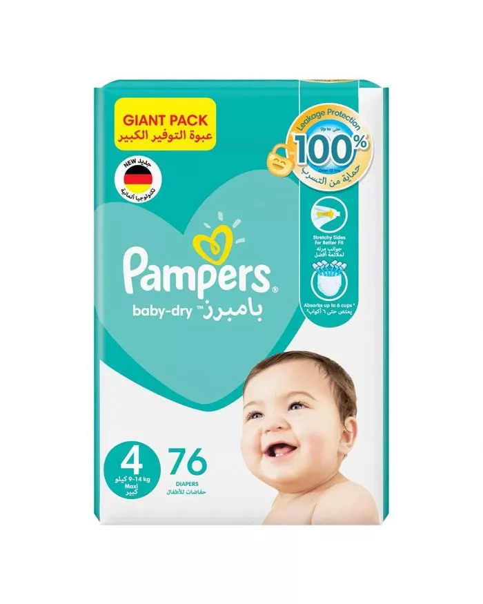 pampers baby dry 4 76