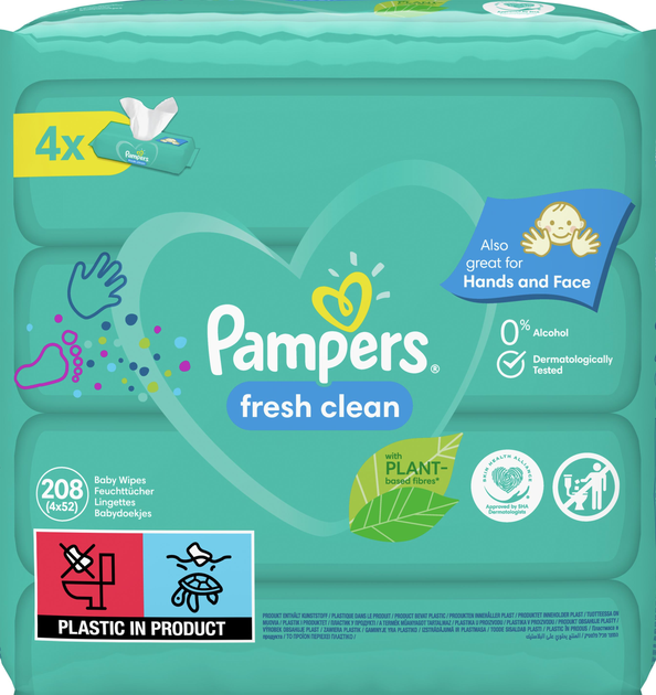 pampers chusteczki fresh clean