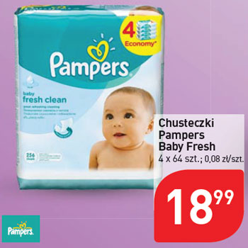 pampers chusteczki promobaby