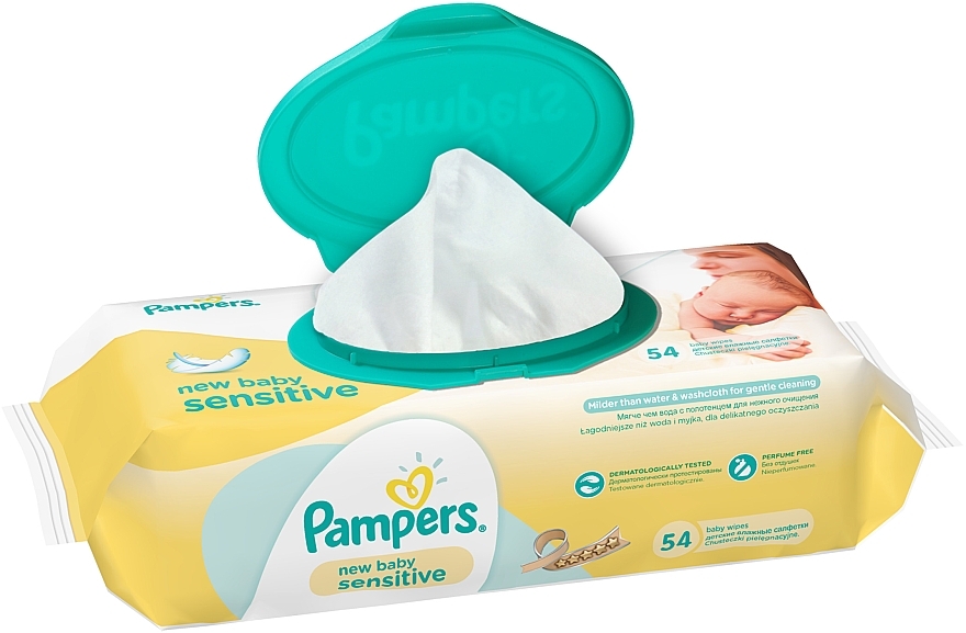 pampers chusteczki sensitive new baby 54 szt