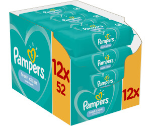 pampers fresh clean 12x