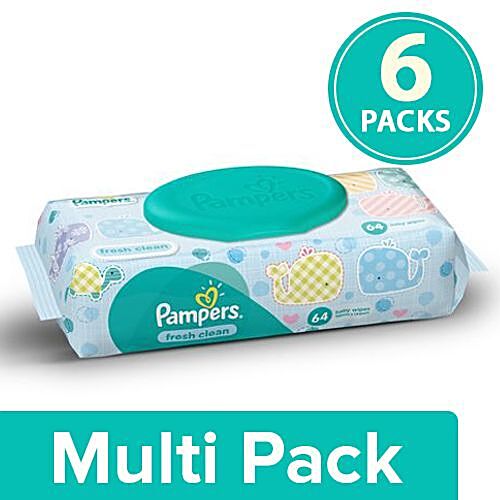 pampers fresh clean 6x64