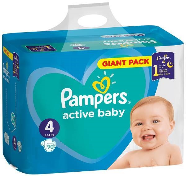 pampers giant pack 4 90 szt