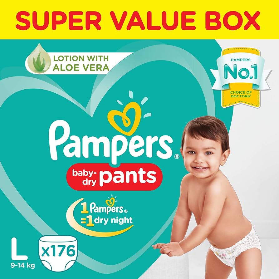 pampers large box