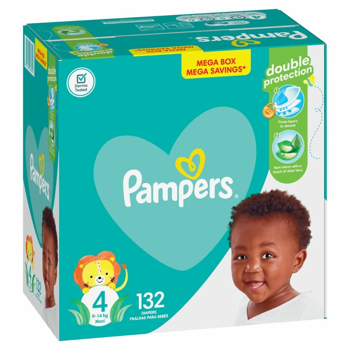 pampers mega box size 4