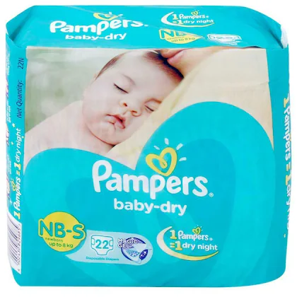 pampers new baby dry 100 szt