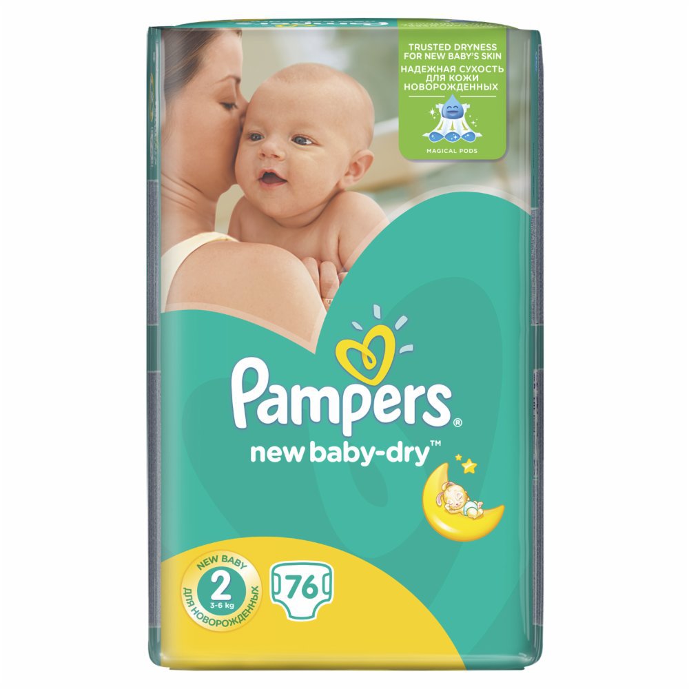 pampers new baby dry 76