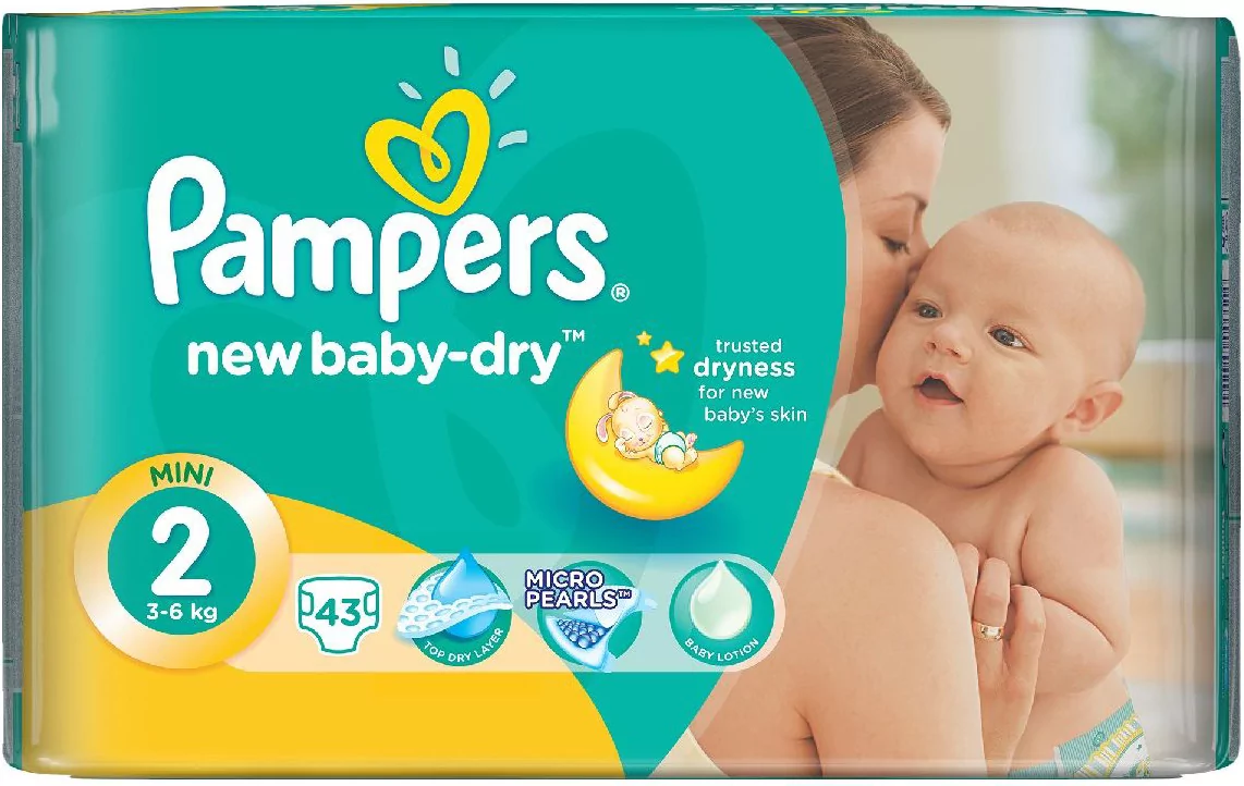 pampers new baby pieluchy jednorazowe rozmiar 2 mini 43 szt