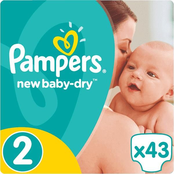 pampers new baby pieluchy jednorazowe rozmiar 2 mini 43 szt