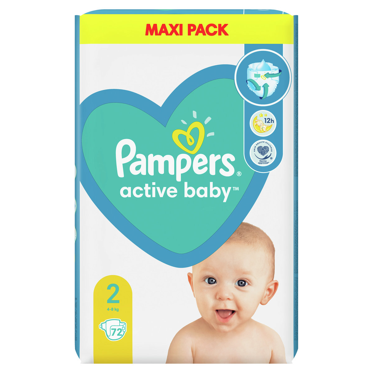 pampers new baby pieluchy rozmiar 2 mini 3-6kg 100 sztuk