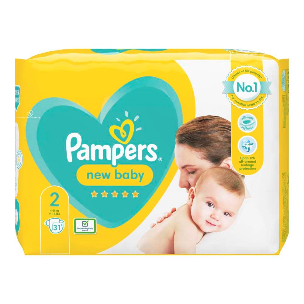 pampers new born baby 2