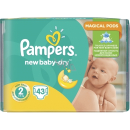 pampers newborn 43 szt