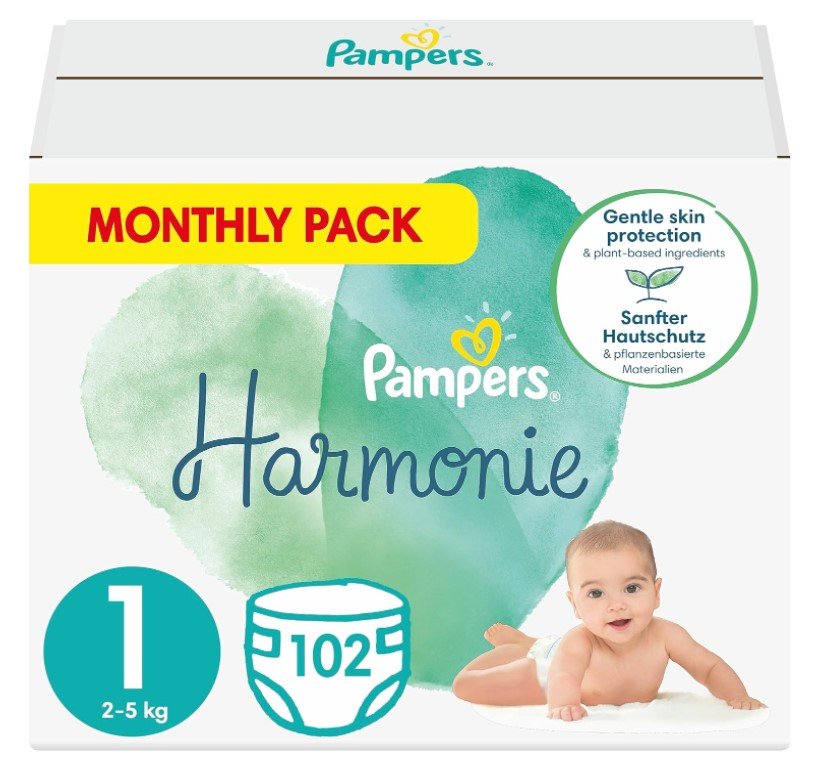 pampers newborn z wycięciem na pępek