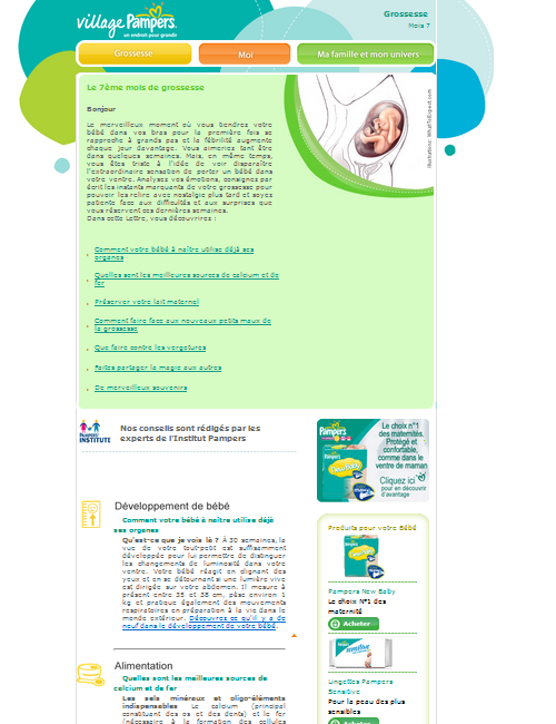 pampers newsletter