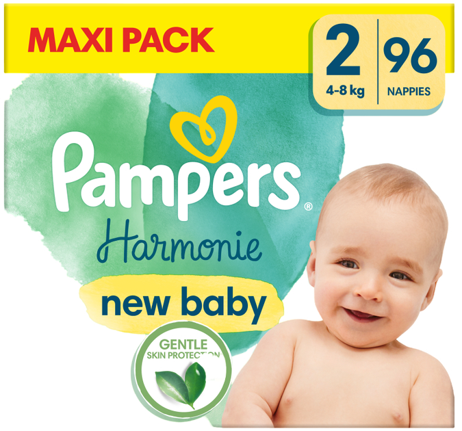 pampers niebiesko-zielone