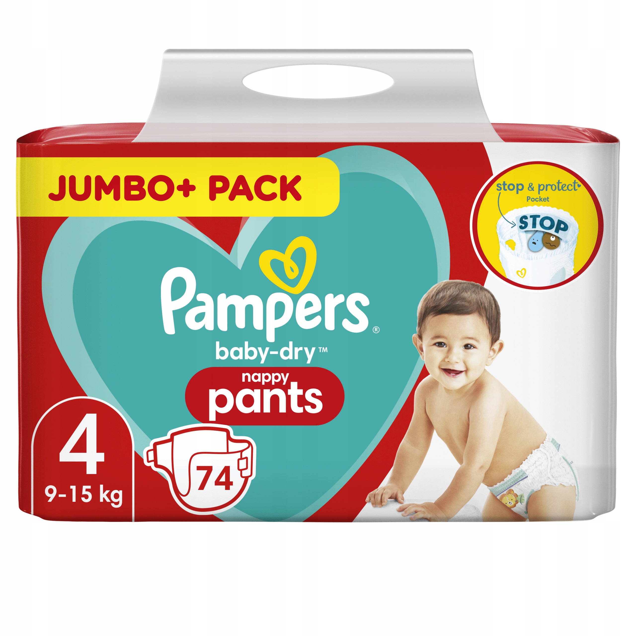 pampers pants 4 74 sztuki