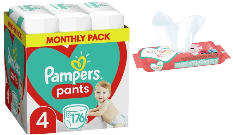 pampers pants 4 zapas miesieczny