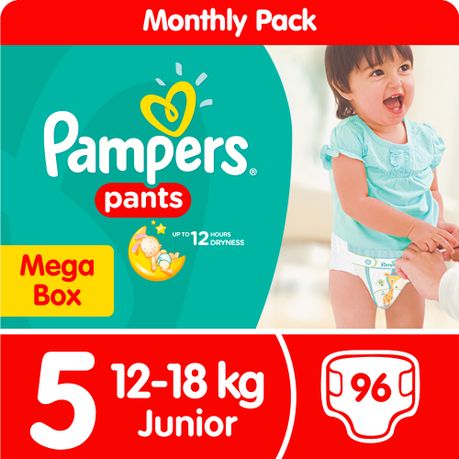 pampers pants 5 mega box