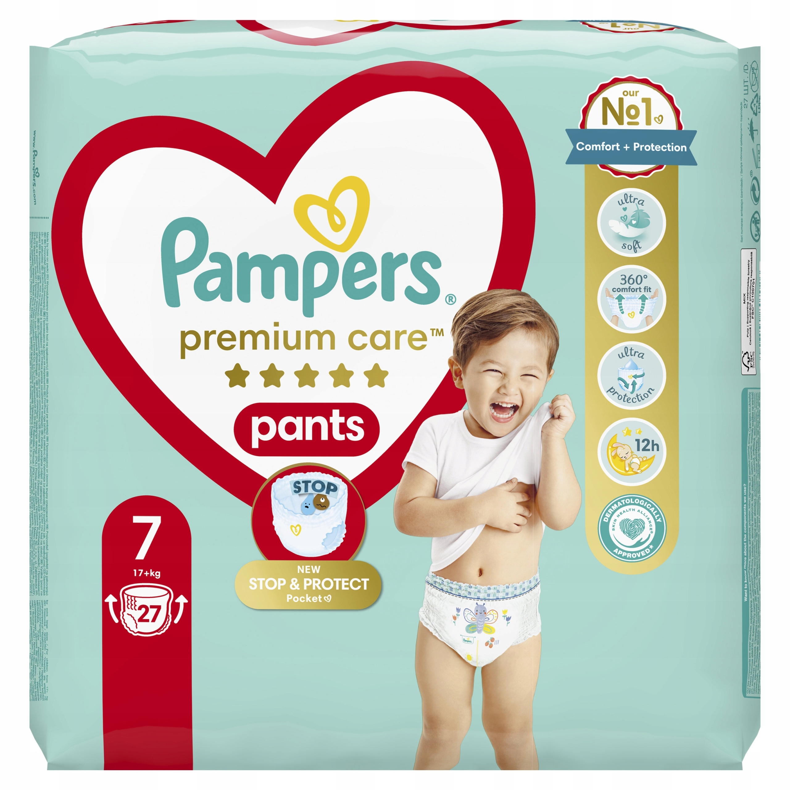 pampers pants 7 allegro