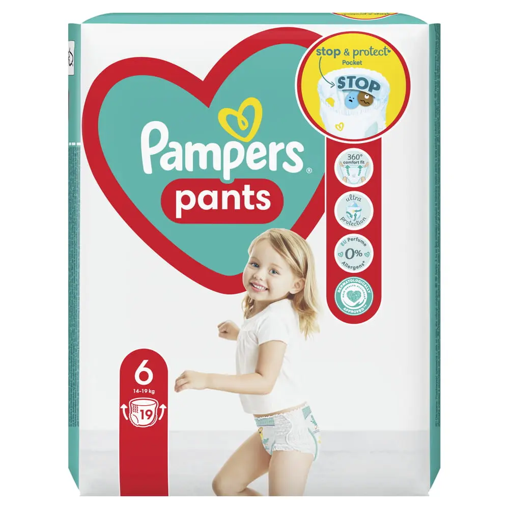 pampers pants nr6