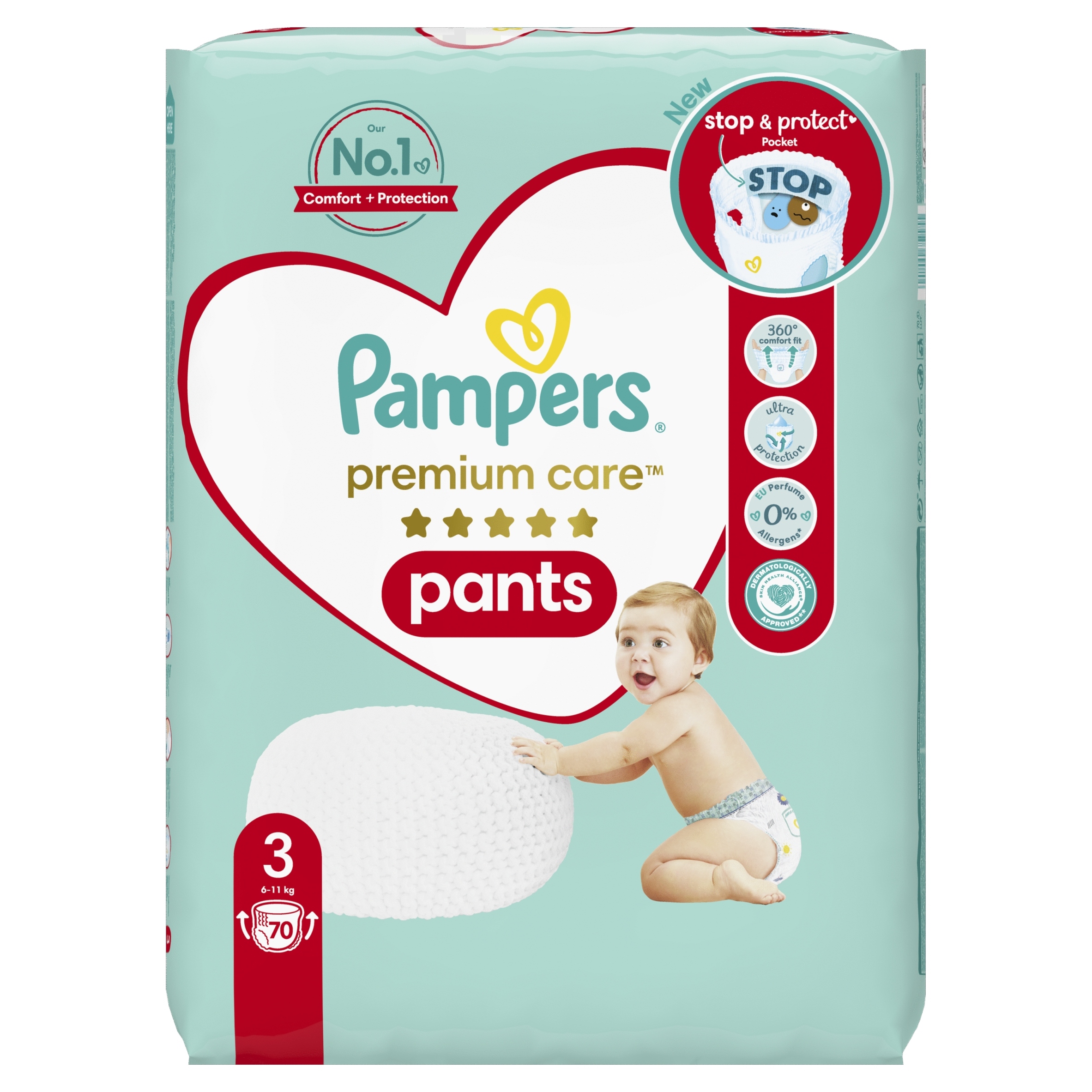 pampers pants pieluchomajtki midi 3