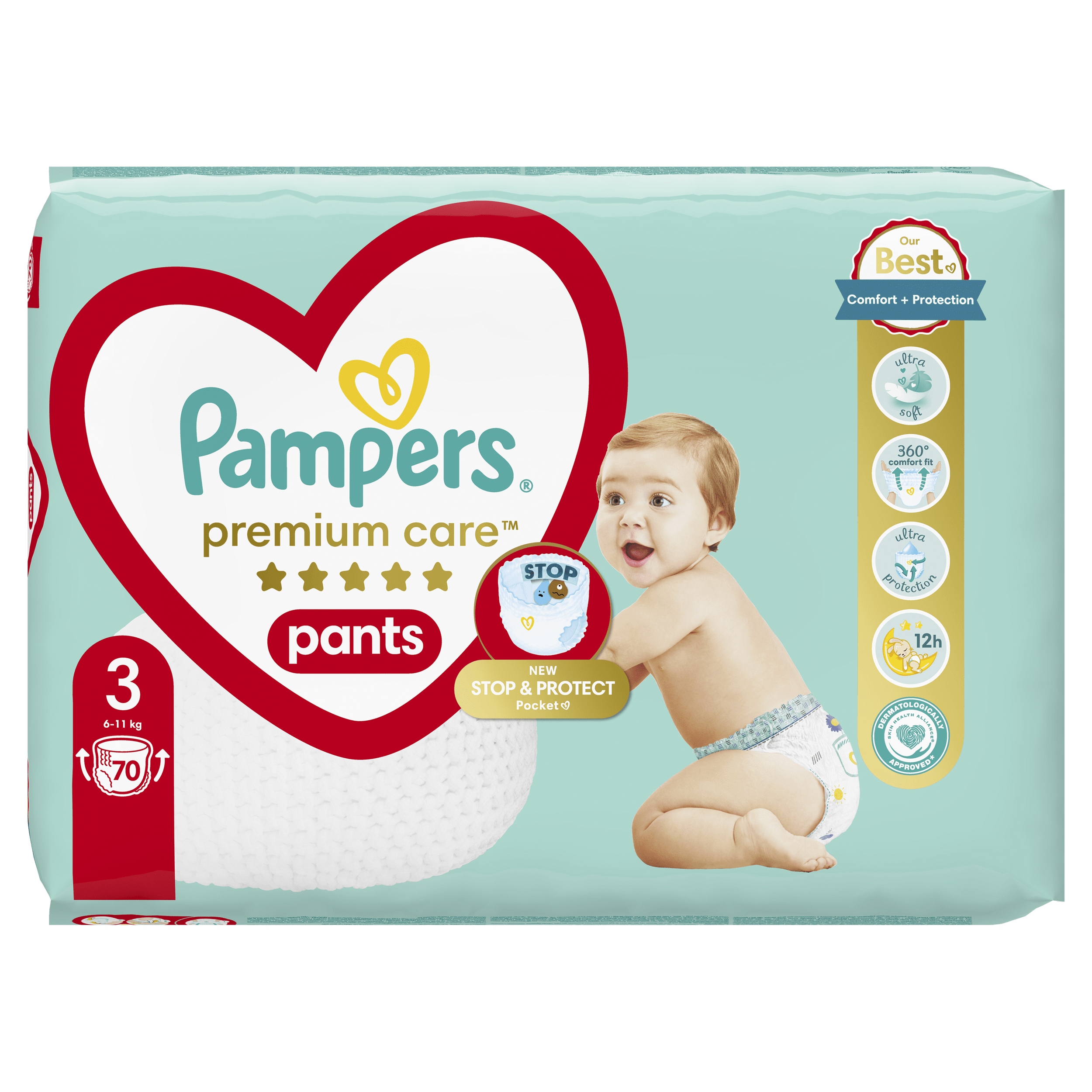 pampers pieluchomajtki midi